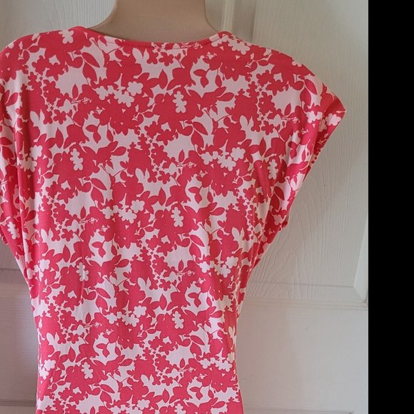 Unworn Ny and C coral/wht dress - Picture 5 of 11